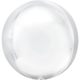 Balon Orbz kula biała 3D 40 cm