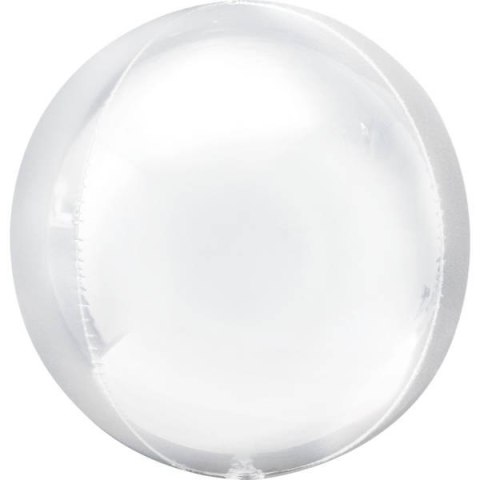Balon Orbz kula biała 3D 40 cm