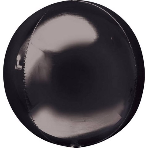 Balon Orbz kula czarna 3D 40 cm Balon Orbz kula czarna 3D 40 cm