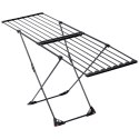 Suszarka na pranie metalowa czarna rozsuwana XXL 110-189 cm Suszarka na pranie metalowa czarna rozsuwana XXL 110-189 cm