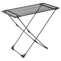Suszarka na pranie metalowa czarna rozsuwana XXL 110-189 cm Suszarka na pranie metalowa czarna rozsuwana XXL 110-189 cm