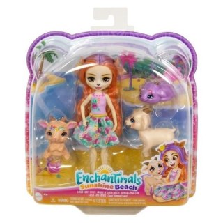 Enchantimals. Rodzina kózek lalka + zwierzątka