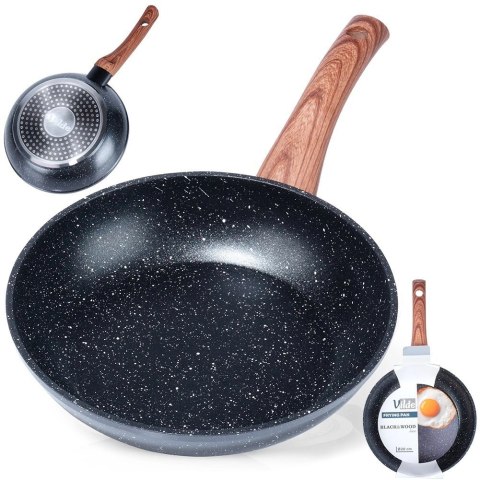Patelnia Indukcja na Gaz Granitowa Nieprzywierająca Solidna VILDE 20 cm Patelnia Indukcja na Gaz Granitowa Nieprzywierająca Solidna VILDE 20 cm