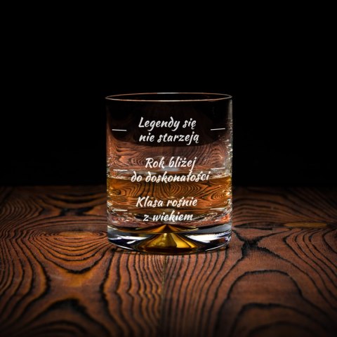 Urodzinowa szklanka do whisky - prezent na 18 urodziny - dla brata chłopaka