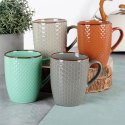 Zestaw Kubki Ceramiczne do Kawy Herbaty Dekoracyjne VILDE 400 ml 4 szt. Zestaw Kubki Ceramiczne do Kawy Herbaty Dekoracyjne VILDE 400 ml 4 szt.
