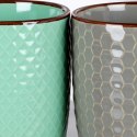 Zestaw Kubki Ceramiczne do Kawy Herbaty Dekoracyjne VILDE 400 ml 4 szt. Zestaw Kubki Ceramiczne do Kawy Herbaty Dekoracyjne VILDE 400 ml 4 szt.