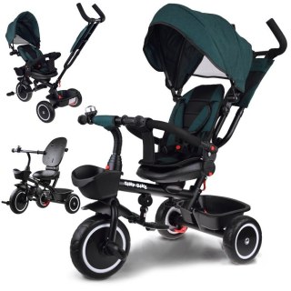Rowerek dziecięcy trójkołowy Tiny Bike 3w1 z daszkiem OBRACANY SP0650