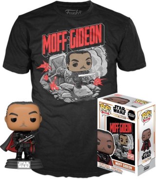 Funko POP! Tees Star Wars Moff Gideon Glow 380 figurka+T-shirt L