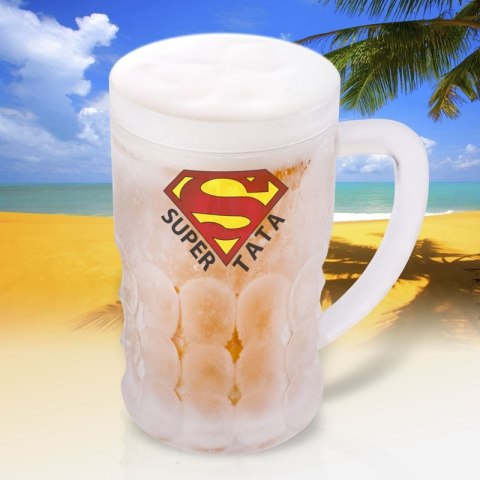 Lodowy Kufel FROSTER MAX Super TATA na Dzień Ojca Lodowy Kufel FROSTER MAX Super TATA na Dzień Ojca