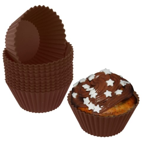 Forma silikonowa do pieczenia muffinek babeczek na muffinki foremki 12 sztuk