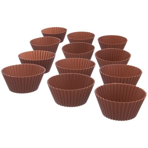 Forma silikonowa do pieczenia muffinek babeczek na muffinki foremki 12 sztuk