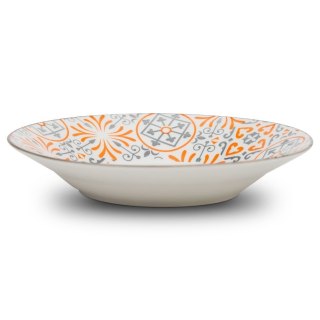 Talerz obiadowy głęboki porcelanowy MAIOLICA 650 ml | 23 cm