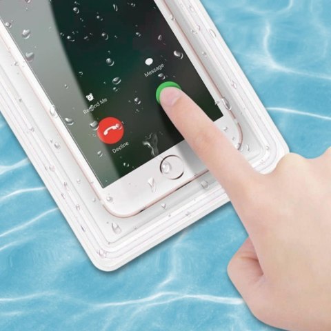 ETUI WODOODPORNE WODOSZCZELNE CASE NA TELEFON FLUORESCENCYJNE BIAŁE ETUI WODOODPORNE WODOSZCZELNE CASE NA TELEFON FLUORESCENCYJNE BIAŁE