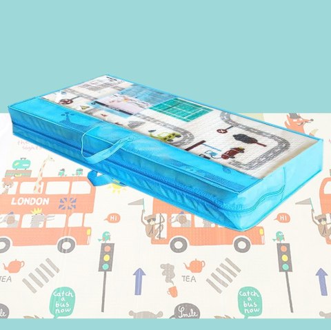 MATA PIANKOWA DWUSTRONNA SKŁADANA DUŻA 150 CM X 200 MIASTO AUTOBUS MATA PIANKOWA DWUSTRONNA SKŁADANA DUŻA 150 CM X 200 MIASTO AUTOBUS