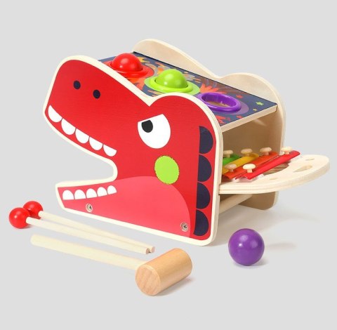 PRZEBIJAK WBIJAK SORTER CYMBAŁKI T-REX DINOZAUR JHTOY-564 PRZEBIJAK WBIJAK SORTER CYMBAŁKI T-REX DINOZAUR JHTOY-564