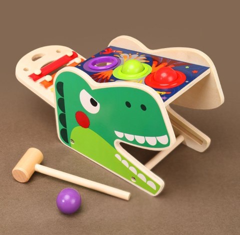PRZEBIJAK WBIJAK SORTER CYMBAŁKI T-REX DINOZAUR JHTOY-564 PRZEBIJAK WBIJAK SORTER CYMBAŁKI T-REX DINOZAUR JHTOY-564