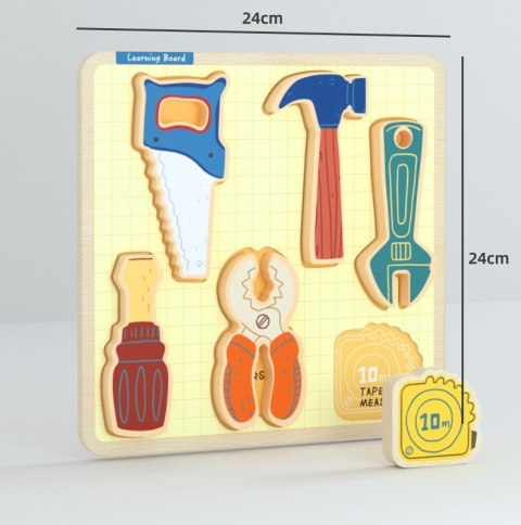 PUZZLE DREWNIANE EDUKACYJNE NARZĘDZIA ZKB-2053 PUZZLE DREWNIANE EDUKACYJNE NARZĘDZIA ZKB-2053
