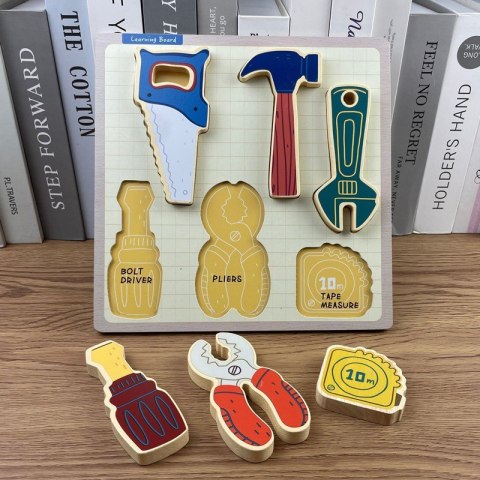 PUZZLE DREWNIANE EDUKACYJNE NARZĘDZIA ZKB-2053 PUZZLE DREWNIANE EDUKACYJNE NARZĘDZIA ZKB-2053