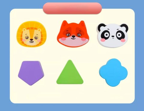 DREWNIANY SORTER KLOCKÓW ELASTYCZNA KOSTKA SENSORYCZNA MONTESSORI GUMKI 6 KLOCKÓW DREWNIANY SORTER KLOCKÓW ELASTYCZNA KOSTKA SENSORYCZNA MONTESSORI GUMKI 6 KLOCKÓW