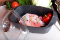 BRYTFANNA MARMUROWA 5.5L 33cm KINGHOFF KH-1608 BRYTFANNA MARMUROWA 5.5L 33cm KINGHOFF KH-1608