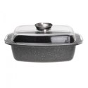 BRYTFANNA MARMUROWA 5.5L 33cm KINGHOFF KH-1608 BRYTFANNA MARMUROWA 5.5L 33cm KINGHOFF KH-1608