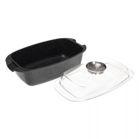 BRYTFANNA MARMUROWA 5.5L 33cm KINGHOFF KH-1608 BRYTFANNA MARMUROWA 5.5L 33cm KINGHOFF KH-1608