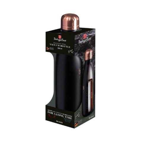 BUTELKA TERMICZNA 500ml BERLINGER HAUS METALLIC LINE BLACK ROSE BH-6400 BUTELKA TERMICZNA 500ml BERLINGER HAUS METALLIC LINE BLACK ROSE BH-6400