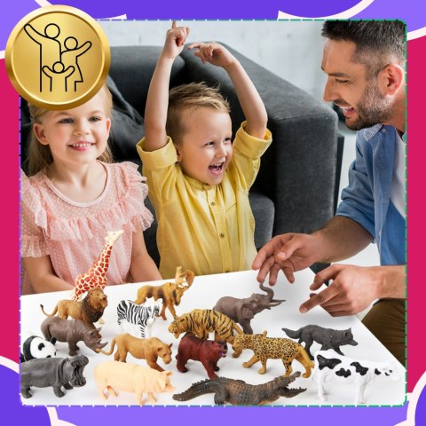 FIGURKI ZESTAW ZWIERZĄTEK ZOO FIGUREK DZIKIE SAFARI KUFEREK 58EL DLA DZIECI FIGURKI ZESTAW ZWIERZĄTEK ZOO FIGUREK DZIKIE SAFARI KUFEREK 58EL DLA DZIECI