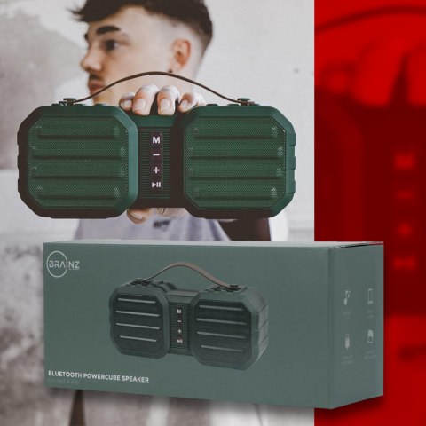 GŁOŚNIK BRAINZ POWER CUBE SPEAKER GŁOŚNIK BLUETOOTH BRAINZ POWER CUBE ZIELONY GŁOŚNIK BRAINZ POWER CUBE SPEAKER GŁOŚNIK BLUETOOTH BRAINZ POWER CUBE ZIELONY