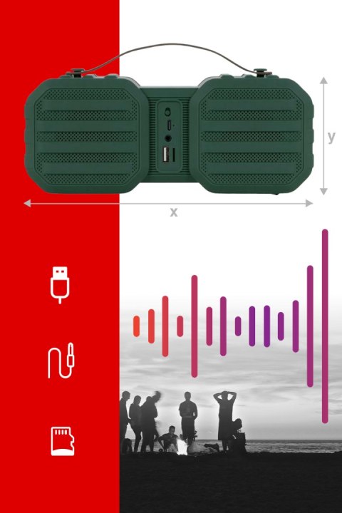 GŁOŚNIK BRAINZ POWER CUBE SPEAKER GŁOŚNIK BLUETOOTH BRAINZ POWER CUBE ZIELONY GŁOŚNIK BRAINZ POWER CUBE SPEAKER GŁOŚNIK BLUETOOTH BRAINZ POWER CUBE ZIELONY