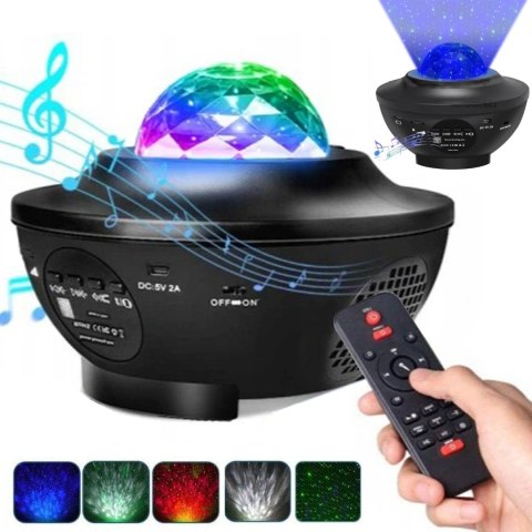PROJEKTOR GWIAZD GŁOŚNIK BLUETOOTH LAMPKA NOCNA PROJEKTOR GWIAZD GŁOŚNIK BLUETOOTH LAMPKA NOCNA