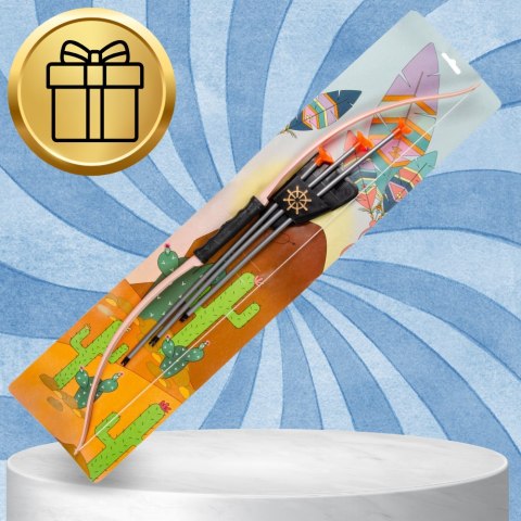 ZESTAW ŁUCZNIKA ŁUK DLA DZIECI 3 STRZAŁY Z PRZYSSAWKAMI 61 CM ZESTAW ŁUCZNIKA ŁUK DLA DZIECI 3 STRZAŁY Z PRZYSSAWKAMI 61 CM