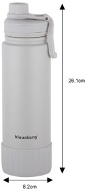 BUTELKA TERMICZNA 720ML KLAUSBERG BEŻOWA KB-7640 BUTELKA TERMICZNA 720ML KLAUSBERG BEŻOWA KB-7640