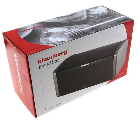 CHLEBAK STALOWY CZARNY KLAUSBERG KB-7272 CHLEBAK STALOWY CZARNY KLAUSBERG KB-7272