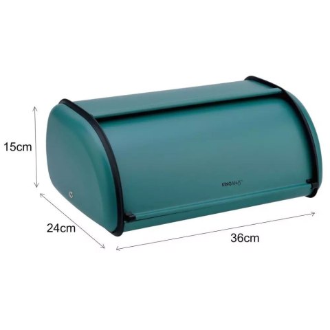 CHLEBAK STALOWY MAŁY 36CM KINGHOFF KH-1755 ZIELONY CHLEBAK STALOWY MAŁY 36CM KINGHOFF KH-1755 ZIELONY
