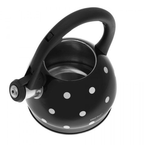 CZAJNIK EMALIOWANY W GROSZKI KiNGHOFF 2.0L KH-1048 CZAJNIK EMALIOWANY W GROSZKI KiNGHOFF 2.0L KH-1048