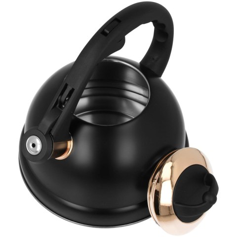 CZAJNIK STALOWY 2.7L INDUKCJA GAZ BRUNBESTE BB-2419 CZARNY ROSE GOLD CZAJNIK STALOWY 2.7L INDUKCJA GAZ BRUNBESTE BB-2419 CZARNY ROSE GOLD