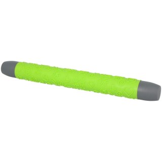 DEKORACYJNY SILIKONOWY WAŁEK DO CIASTA 35,5cm BRUNBESTE BB-3324 ZIELONY
