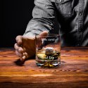 Etui na whisky i 2 szklanki Who cares prezent ślub