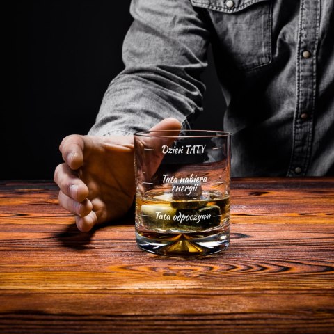 Etui na whisky ze szklankami Froster dla Taty -prezent Dzień Ojca -urodziny Etui na whisky ze szklankami Froster dla Taty -prezent Dzień Ojca -urodziny