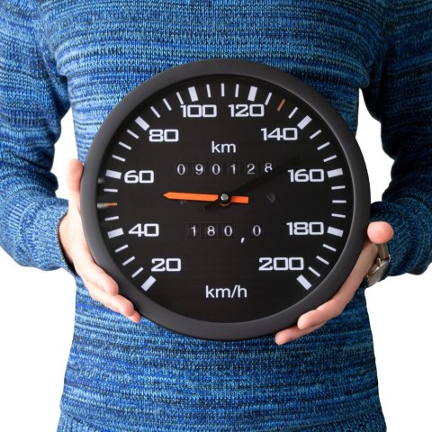 Zegar Prędkościomierz prezent dla fana motoryzacji Zegar Prędkościomierz prezent dla fana motoryzacji