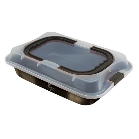 FORMA BLACHA DO PIECZENIA Z POKRYWĄ 36.5X24.5X5.5CM BERLINGER HAUS SHINY BLACK BH-7840 FORMA BLACHA DO PIECZENIA Z POKRYWĄ 36.5X24.5X5.5CM BERLINGER HAUS SHINY BLACK BH-7840