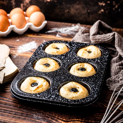 FORMA DO PIECZENIA 6 MUFFINÓW BABECZEK Z POWŁOKĄ NIEPRZYWIERALNĄ KLAUSBERG KB-7840 FORMA DO PIECZENIA 6 MUFFINÓW BABECZEK Z POWŁOKĄ NIEPRZYWIERALNĄ KLAUSBERG KB-7840