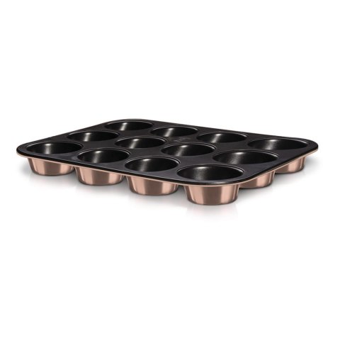 FORMA DO PIECZENIA MUFFINÓW x12 BERLINGER HAUS METALLIC ROSE GOLD BH-6473 FORMA DO PIECZENIA MUFFINÓW x12 BERLINGER HAUS METALLIC ROSE GOLD BH-6473