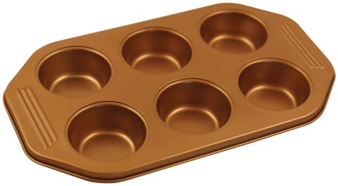 FORMA DO PIECZENIA MUFFINY x6 NON-STICK KLAUSBERG COPPER | KB-7375 FORMA DO PIECZENIA MUFFINY x6 NON-STICK KLAUSBERG COPPER | KB-7375