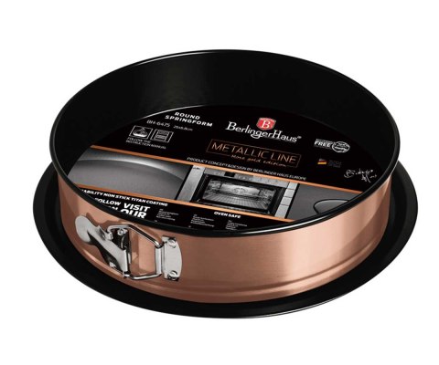 FORMA TORTOWNICA DO PIECZENIA 26cm BERLINGER HAUS ROSEGOLD BH-6475 FORMA TORTOWNICA DO PIECZENIA 26cm BERLINGER HAUS ROSEGOLD BH-6475