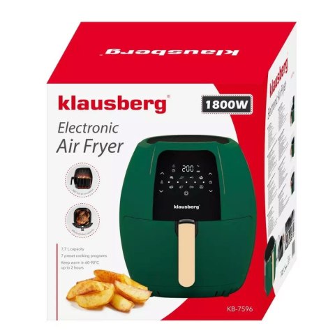 FRYTOWNICA BEZTŁUSZCZOWA 7.7L 1800W KLAUSBERG AIR FRYER KB-7596 FRYTOWNICA BEZTŁUSZCZOWA 7.7L 1800W KLAUSBERG AIR FRYER KB-7596