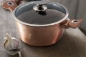 GARNEK 2.5L 20CM BERLINGER HAUS METALLIC LINE ROSE GOLD BH-1514-N