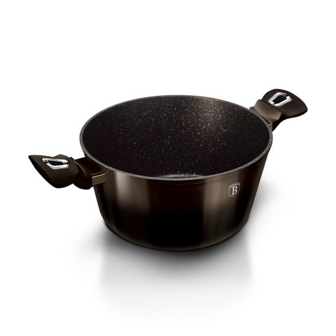 GARNEK GRANITOWY 2.5L 20cm BERLINGER HAUS SHINY BLACK BH-6604 GARNEK GRANITOWY 2.5L 20cm BERLINGER HAUS SHINY BLACK BH-6604