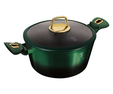 GARNEK GRANITOWY 6.1L 28CM BERLINGER HAUS METALLIC LINE EMERALD BH-6059 GARNEK GRANITOWY 6.1L 28CM BERLINGER HAUS METALLIC LINE EMERALD BH-6059